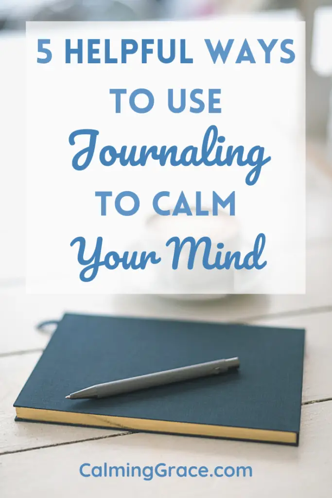 Journaling for Anxiety — WRITING MINDSET