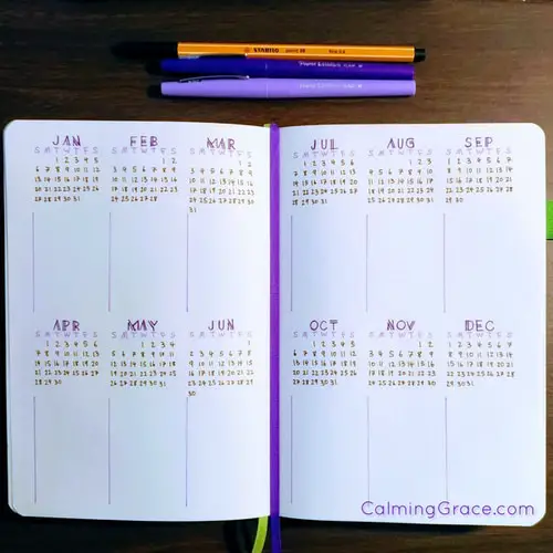 Future Log With 12 Months on a Spread