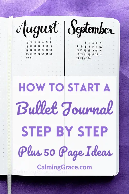 Complete Guide to Setting Up a Bullet Journal, Step by Step, Plus 50 Page Ideas!