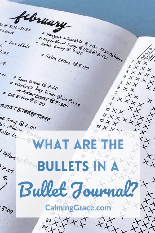 How to Use Task, Event, and Note Bullets in your Bullet Journal