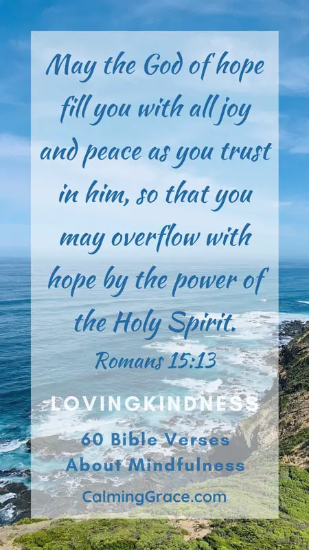 Bible Verse about Lovingkindness (Prayer): Romans 15:13