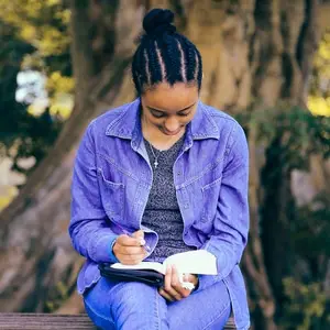 Girl Reading a Bible