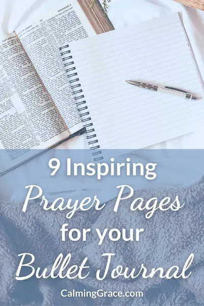 9 Inspiring Prayer Journal Ideas for your Bullet Journal