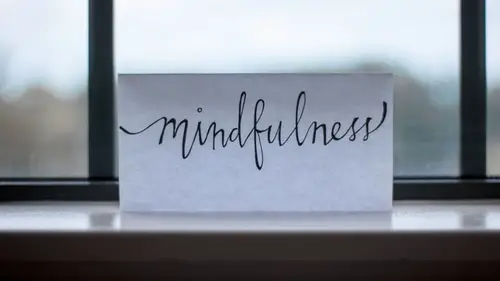 The Word Mindfulness Written on a Paper